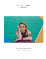 woman against colorful mural wall portrait photography