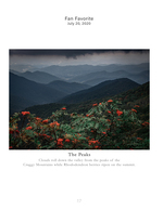 misty mountain peaks landscape photography
