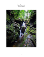 mossy waterfall grotto landscape photography