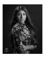 moody studio portrait photography