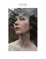 rain streaked window portrait photography