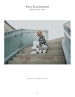 stairway senior portrait photography