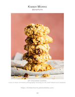 chocolate cookies food photography