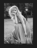 dancer in flowing gown portrait photography