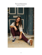 woman laughing on porch steps portrait photography