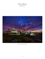 downtown raleigh skyline at dusk cityscape photography