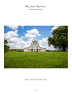 white barn in green field landscape photography