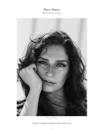 woman with curly hair close-up portrait photography
