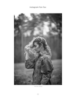 woman in denim jacket profile portrait photography