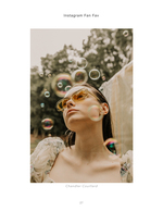 woman with soap bubbles outdoor portrait photography