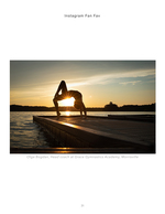 woman in backbend silhouette on a dock at sunset portrait photography