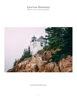 lighthouse on a rocky coastal cliff landscape photography