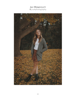 woman under golden ginkgo tree autumn portrait photography
