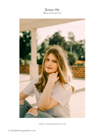 woman in ripped jeans senior portrait photography