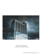 PNC Plaza tower rising into storm clouds cityscape photography