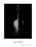 violin silhouette in dramatic light music photography