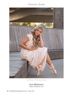 ballerina in pointe shoes seated portrait photography