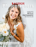 bride holding bouquet and laughing in studio bridal portrait photography