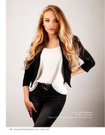model in a black blazer studio fashion photography
