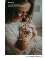 mother cradling her newborn newborn photography